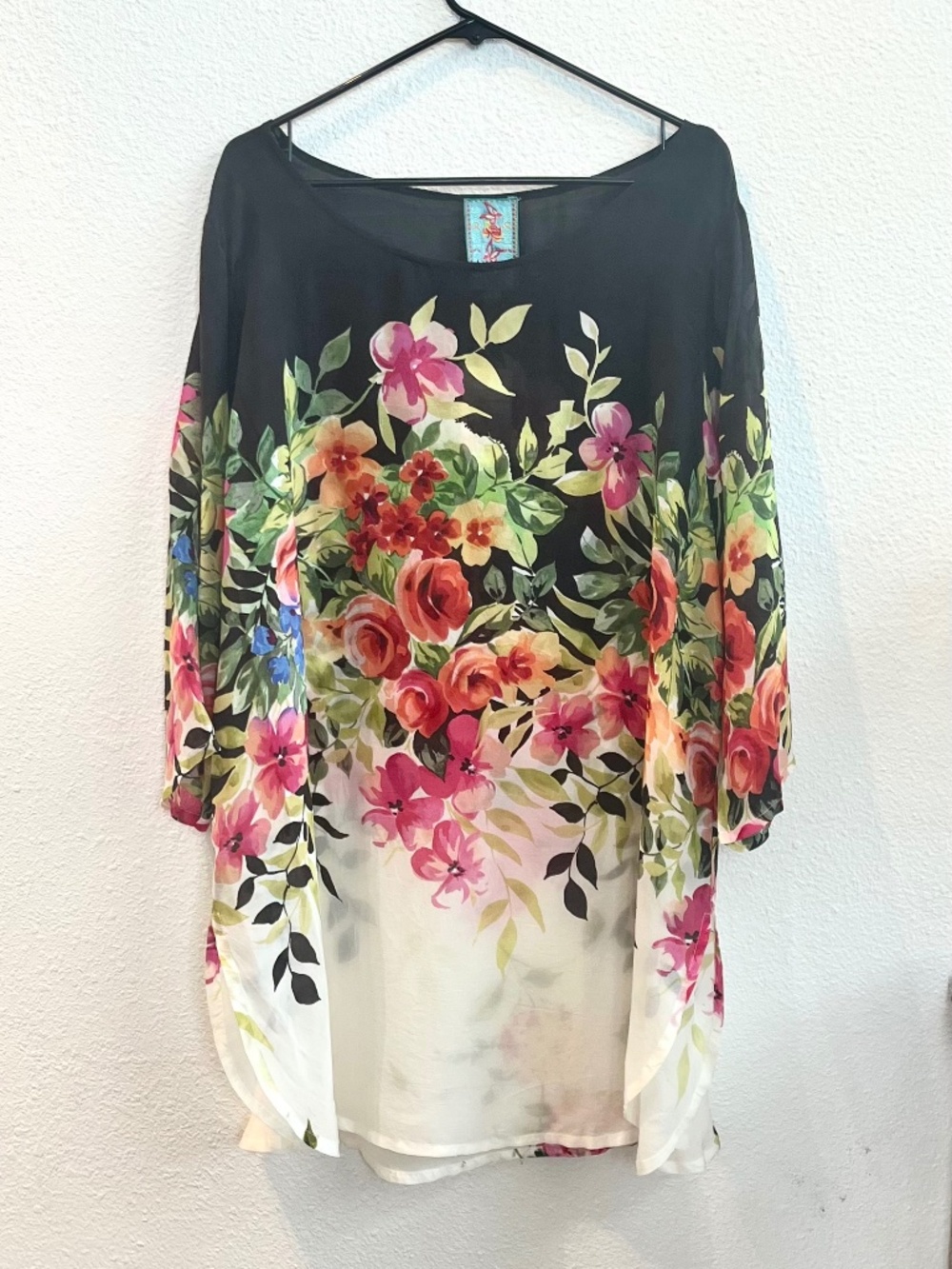 Johnny Was Women's Betty Top or Dress, Size 1X, NWT, Rayon - Picture 2 of 7